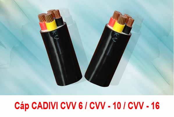 Bảng Giá Cáp Điện CADIVI CVV 6 - CVV 10 - CVV 16