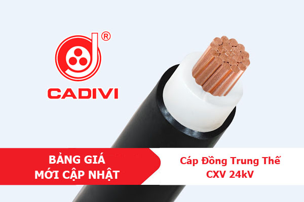 Cáp Trung Thế 24kV CADIVI CXV [Giá Tốt]