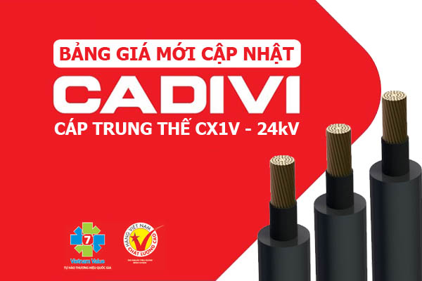 [Báo Giá] Cáp Trung Thế Treo CADIVI CX1V - 24kV